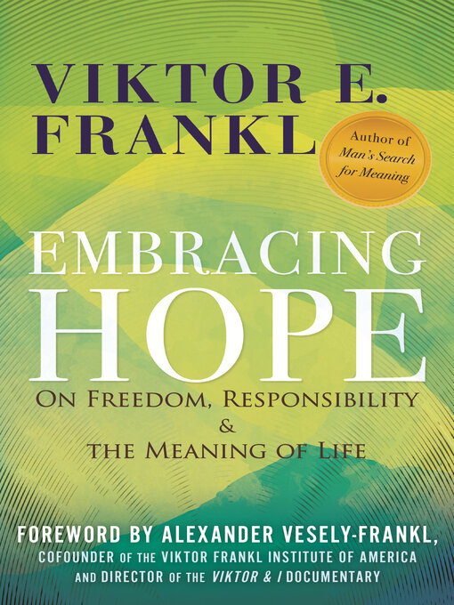 Title details for Embracing Hope by Viktor E. Frankl - Wait list